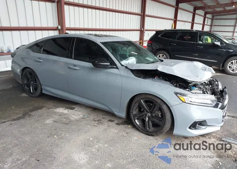2021 Honda Accord Sport 2.0T из США, поврежденный, VIN 1HGCV2F33MA000989